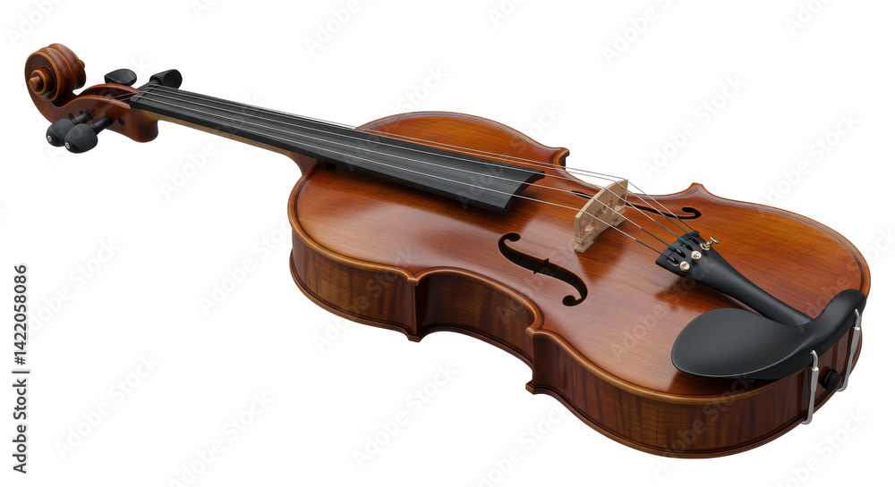 Fototapeta premium Classical Violin, angled view