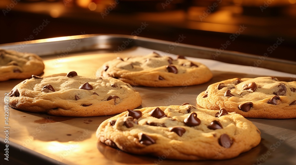 Chocolate cookies fresh out of the oven Chocolate cookies fresh out of the oven