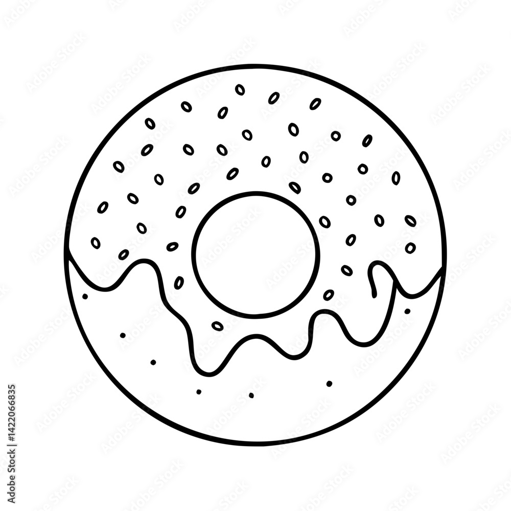 doughnut with glitter icon, doughnut with glitter line art - simple line art of doughnut with glitter, perfect for doughnut with glitter logos and icons doughnut with glitter icon, doughnut with glitter line art - simple line art of doughnut with glitter, perfect for doughnut with glitter logos and icons