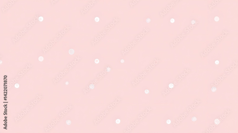 Soft pink background with scattered white dots. Minimalist, delicate texture. Ideal for subtle designs, backgrounds, and feminine themes. Soft pink background with scattered white dots. Minimalist, delicate texture. Ideal for subtle designs, backgrounds, and feminine themes.