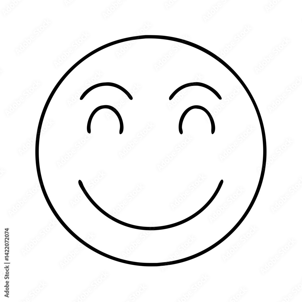 smiling face icon, smiling face line art - simple line art of smiling face, perfect for smiling face logos and icons smiling face icon, smiling face line art - simple line art of smiling face, perfect for smiling face logos and icons