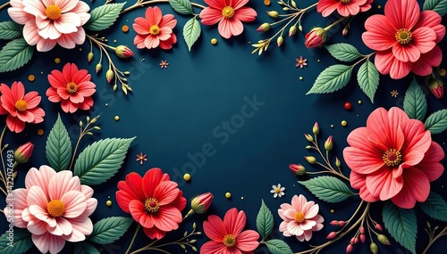 Wallpaper Mural Intricate floral design, continuous and flowing , texture, beautiful, elegant Torontodigital.ca