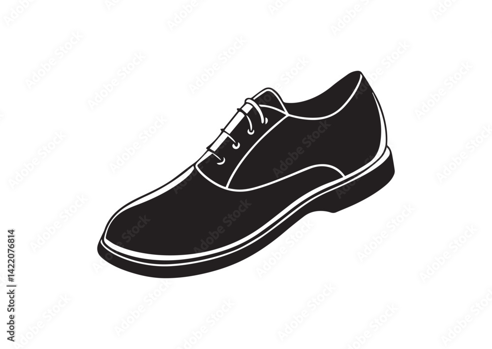 Shoes silhouette vector Shoes silhouette vector