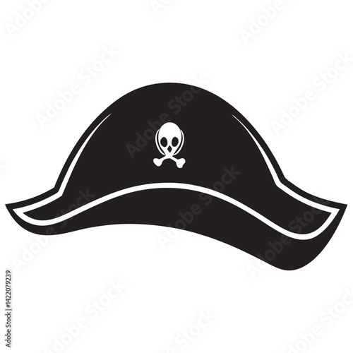 Pirate hat silhouette 