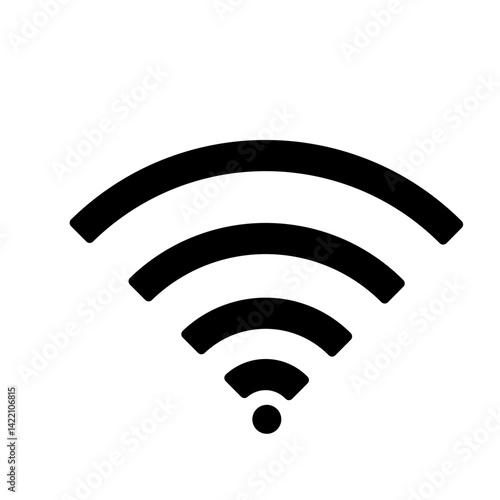 Wifi symbol png svg isolated transparent icon 