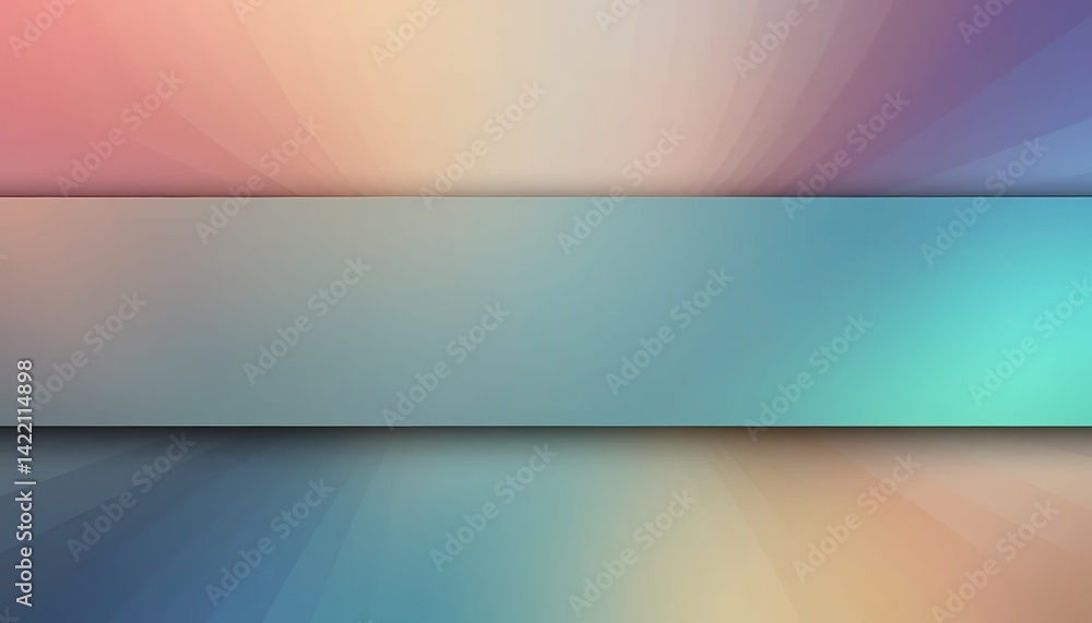 Naklejka premium Artistic abstract background displaying soft colors and gradients digital art modern environment artistic perspective creative concept