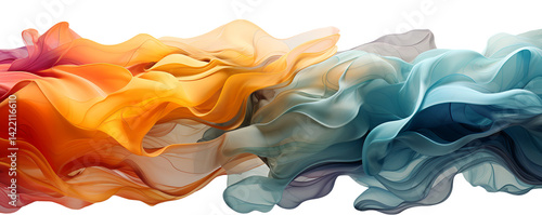 Abstract illustration of a multicolored gradient for design,Generated; AI