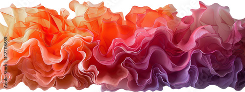 Illustration of a multicolored gradient for design,Generated by AI