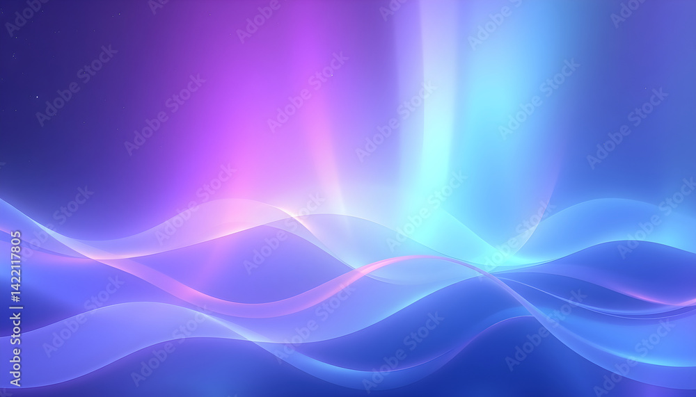 Fototapeta premium 오로라홀로그래픽배경E8FssanV