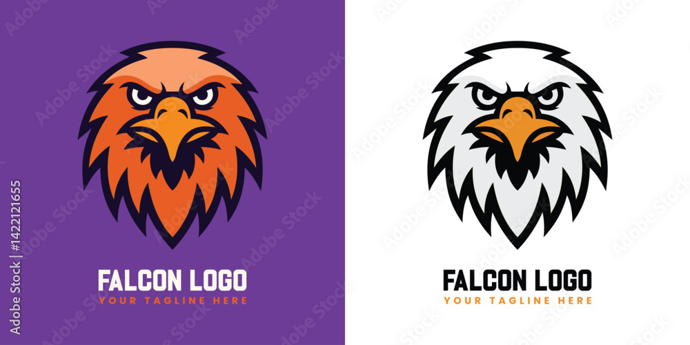 Angry Eagle Mascot Logo Design, Falcon Head Sports Team Logo, Vector Bird of Prey Logo Template, Esports Eagle Mascot for Teams, Bold and Fierce Eagle Head Logo Angry Eagle Mascot Logo Design, Falcon Head Sports Team Logo, Vector Bird of Prey Logo Template, Esports Eagle Mascot for Teams, Bold and Fierce Eagle Head Logo