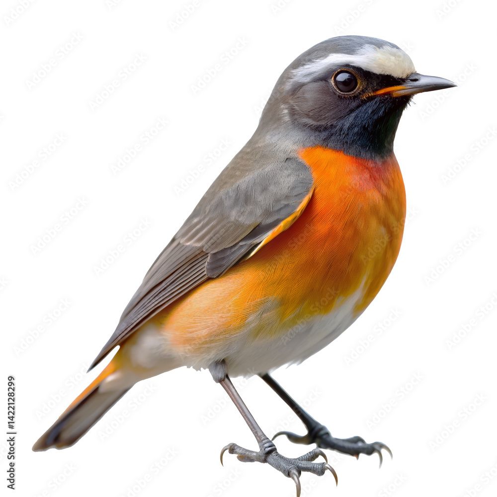 Fototapeta premium redstart PNG, transparent background