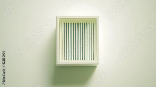 Wallpaper Mural Ventilation Grate on a Light-Colored Wall for Air Circulation Design Torontodigital.ca