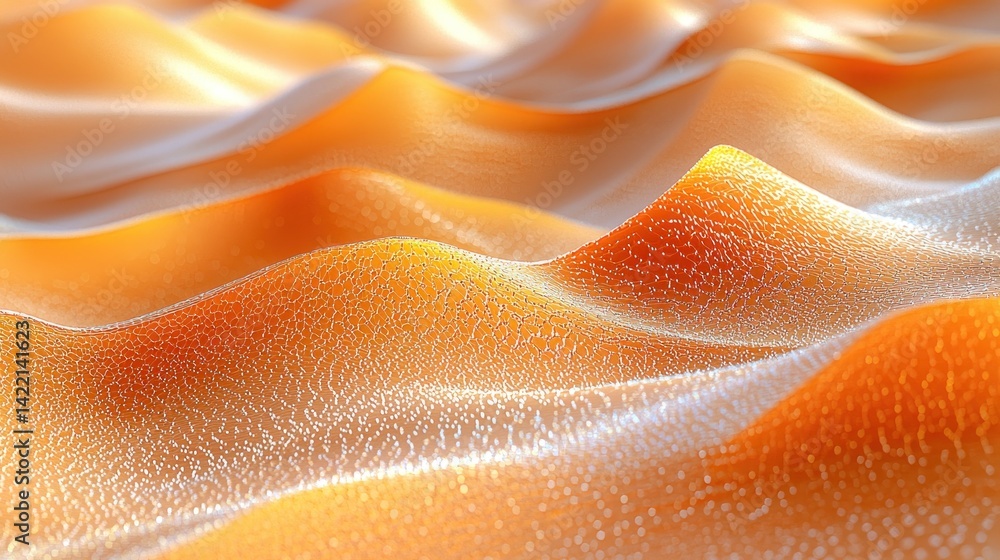 Abstract textured orange waves Abstract textured orange waves