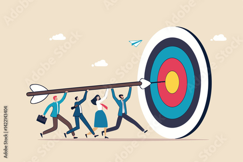 team, target, goal, teamwork, reach, support, aim, partnership, participation, corporate, achievement, mission, success, bow, leadership, people, arrow, objective, purpose, performance, focus, profess