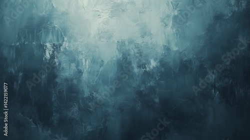 Abstract Teal Color Background Design. Generative AI