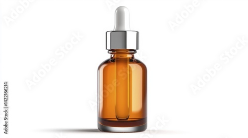 Pump Bottle Packaging Mockup Isolated on White Background. Generative AI