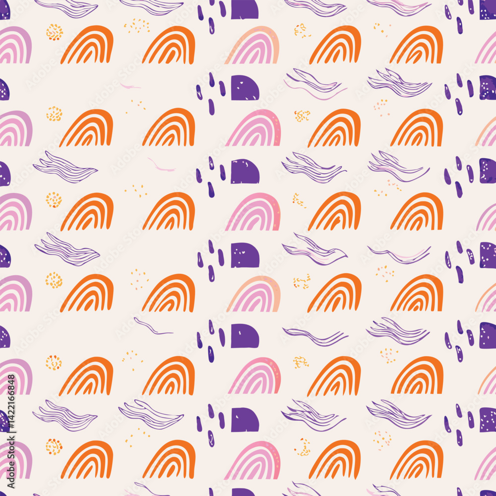 Coastal Design Pastel Abstract Ocean Waves Pattern Coastal Design Pastel Abstract Ocean Waves Pattern