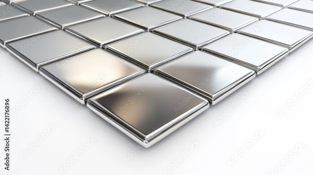 Aluminum cladding isolated on white background. Generative AI Aluminum cladding isolated on white background. Generative AI