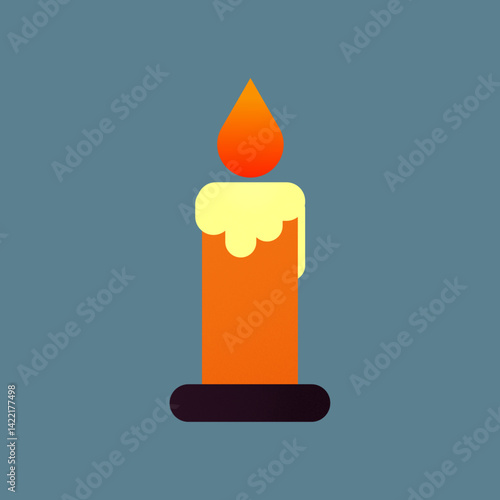 candle of halloween