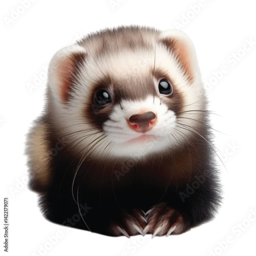 Furred Ferret vector