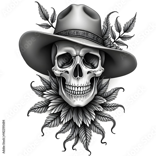 Black & Grey Tattoo Design 