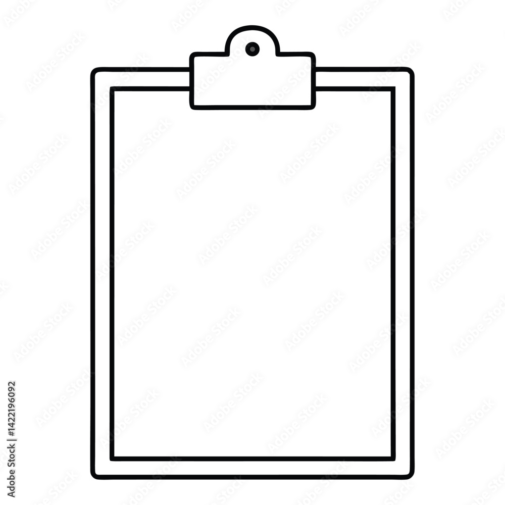 clipboard with paper clipboard with paper