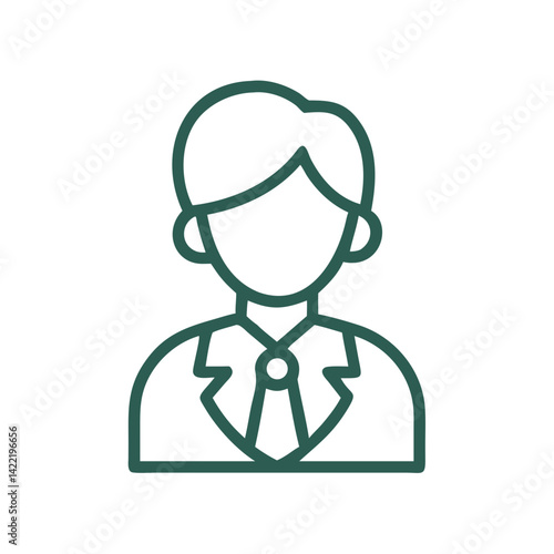 Female lawyer avatar in suit – legal professional icon