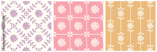 HASHTAG CADS floral kilim pattern, beautiful kilim pattern with floral fusions. geo floral pattern.  