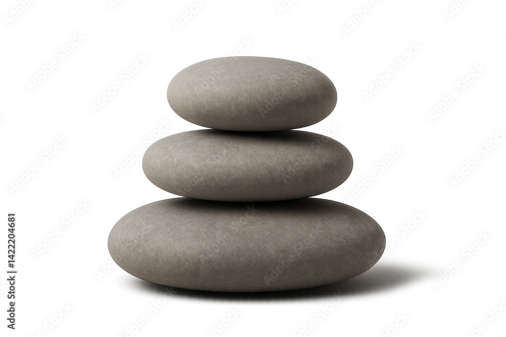 Balanced Zen Stones: A serene composition of three smooth, gray stones artfully stacked atop one another, conveying a sense of equilibrium and peace. Balanced Zen Stones: A serene composition of three smooth, gray stones artfully stacked atop one another, conveying a sense of equilibrium and peace.