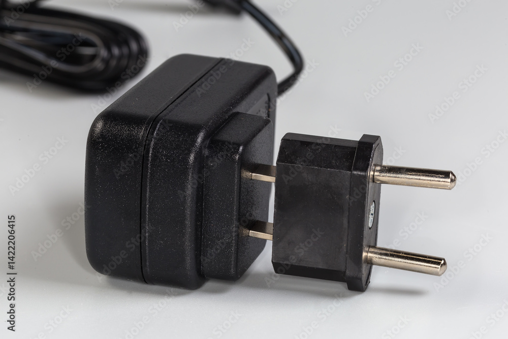 Power unit with American plug with adapter to Euro plug Power unit with American plug with adapter to Euro plug