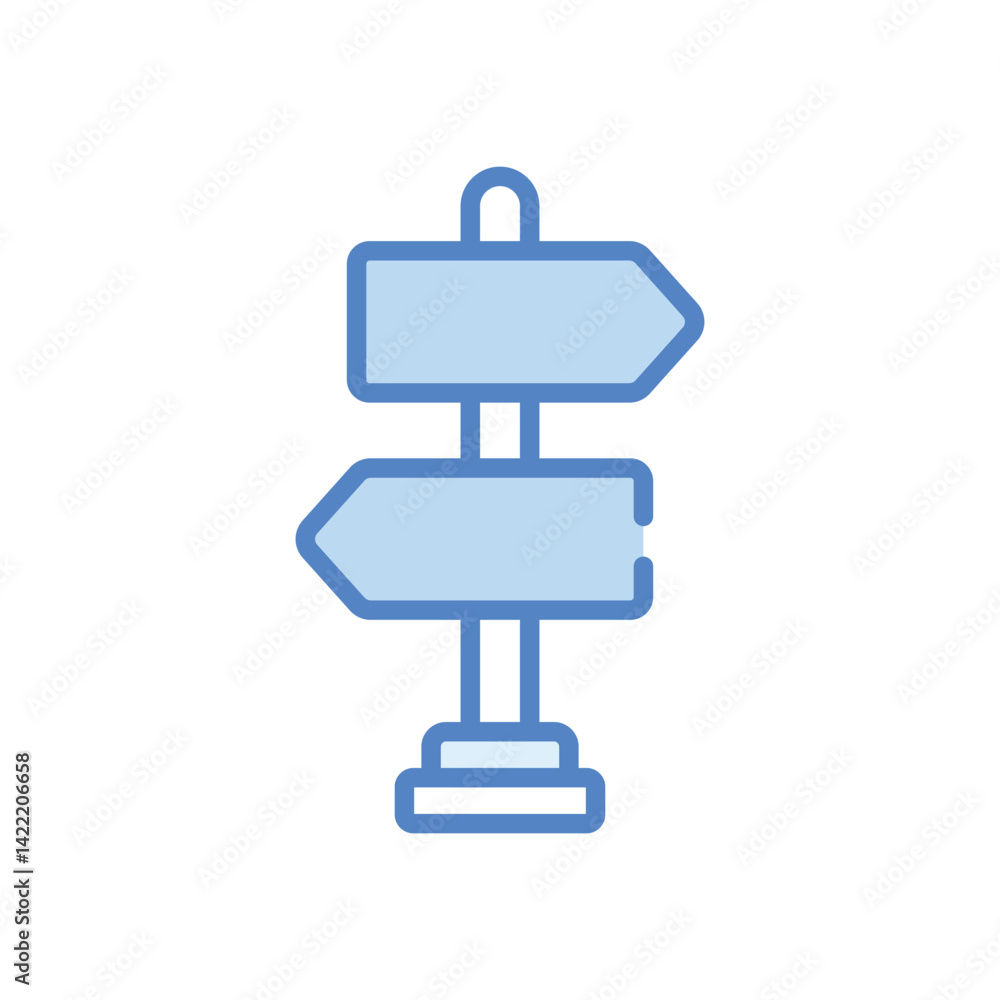 Road Signs Icon vector stock illustration Road Signs Icon vector stock illustration