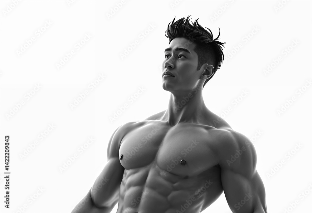 Fototapeta premium muscular male model