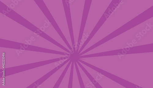 Background with pink sun rays. Abstract background with rays and lines.