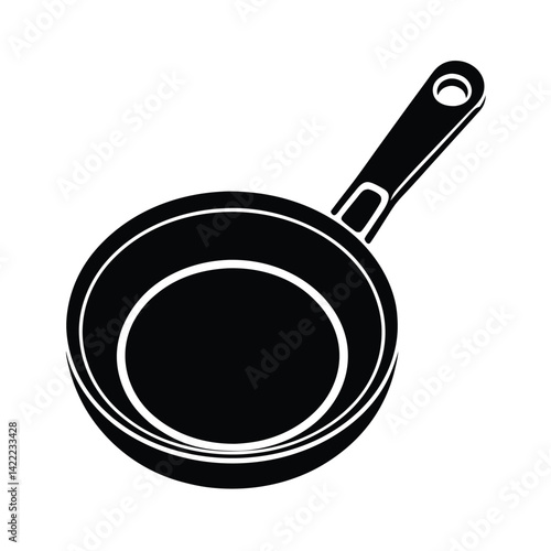 frying pan isolated on white