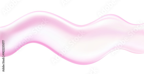 Liquid pink vector dripping ice cream texture.Glossy sugary flow drip.