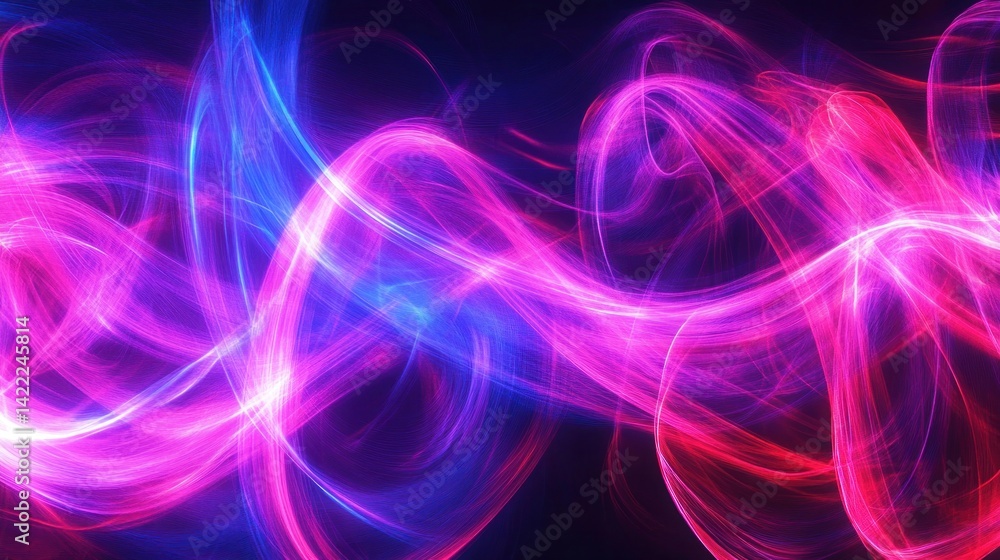 Abstract glowing swirling lines Abstract glowing swirling lines