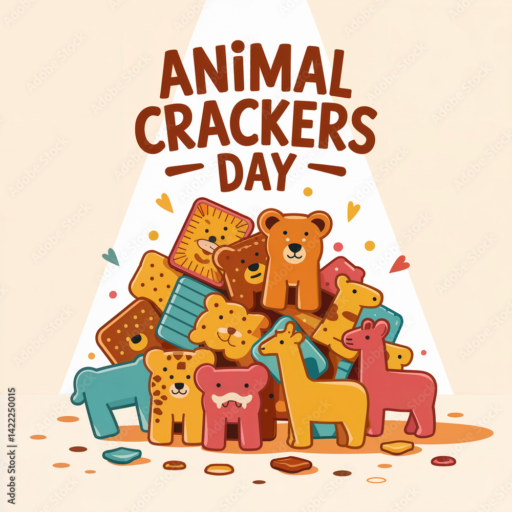 Obraz premium animal crackers day