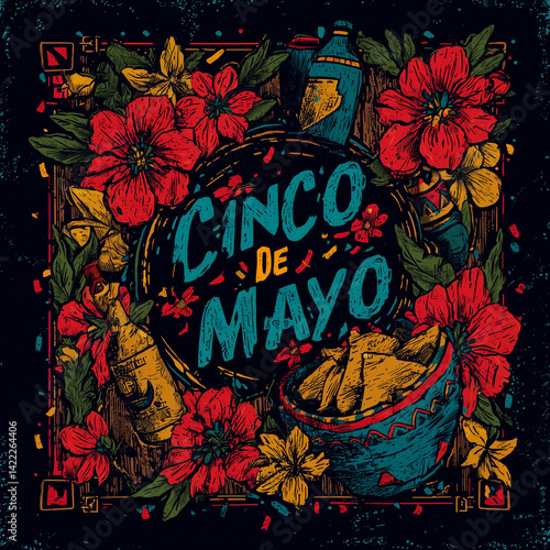 Obraz na płótnie Cinco de mayo w salonie