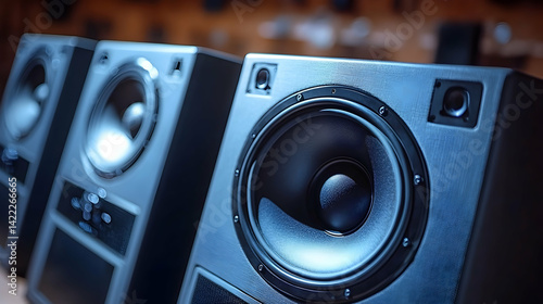 Wallpaper Mural Studio monitor speakers close-up Torontodigital.ca