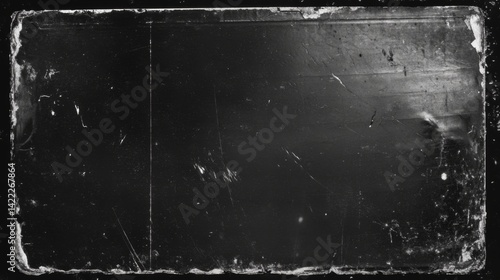 Grunge abstract dusty scanned old film texture overlay. Damaged grain screen gradient background. Orange glitch noise on black scratched texture with dust. Leak flare light picture.