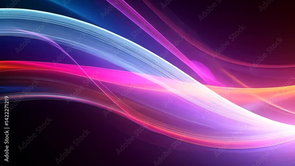 Dynamic Red Blue Light Ribbon Background Dynamic Red Blue Light Ribbon Background