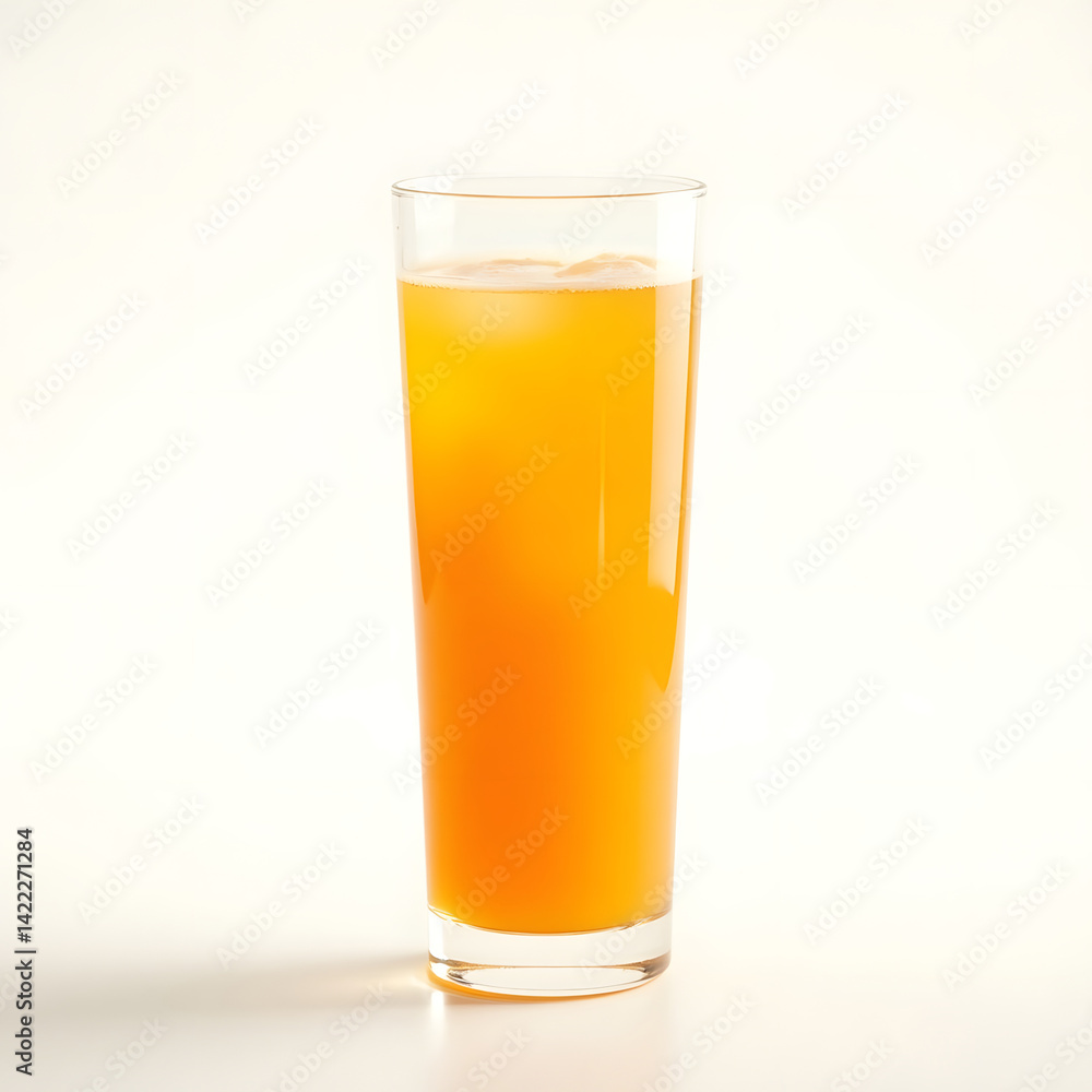 glass of orange juice with white background glass of orange juice with white background