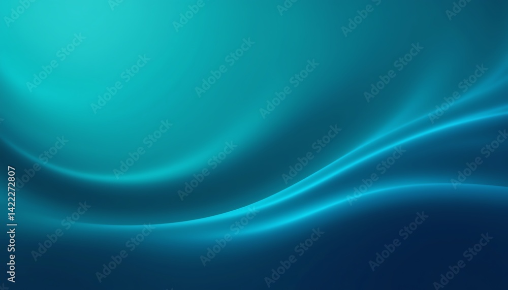 Fototapeta premium Abstract blue wave background for digital design.
