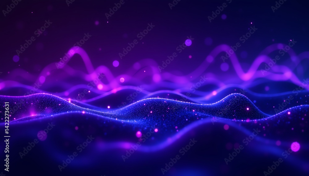 Obraz premium Abstract wave pattern with vibrant colors.