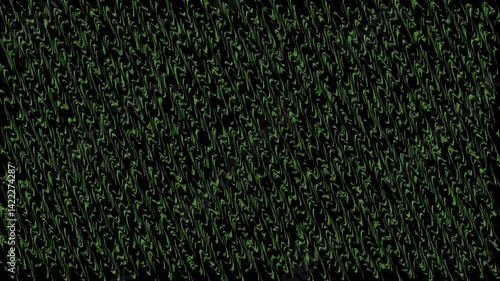 Wallpaper Mural green line in black nature environment wavy flowing fluid illustration motion background backdrop aesthetic Torontodigital.ca