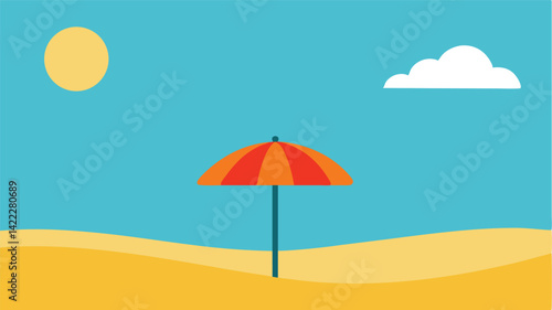 coastal path with lighthouse in bright sky background