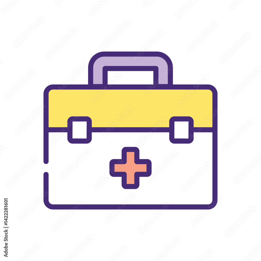 First Aid icons set in different style vector stock illustration First Aid icons set in different style vector stock illustration