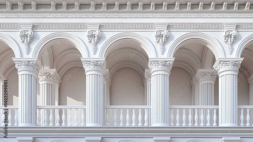 Obraz premium Golden hour illumination on traditional mansion architecture high resolution picture