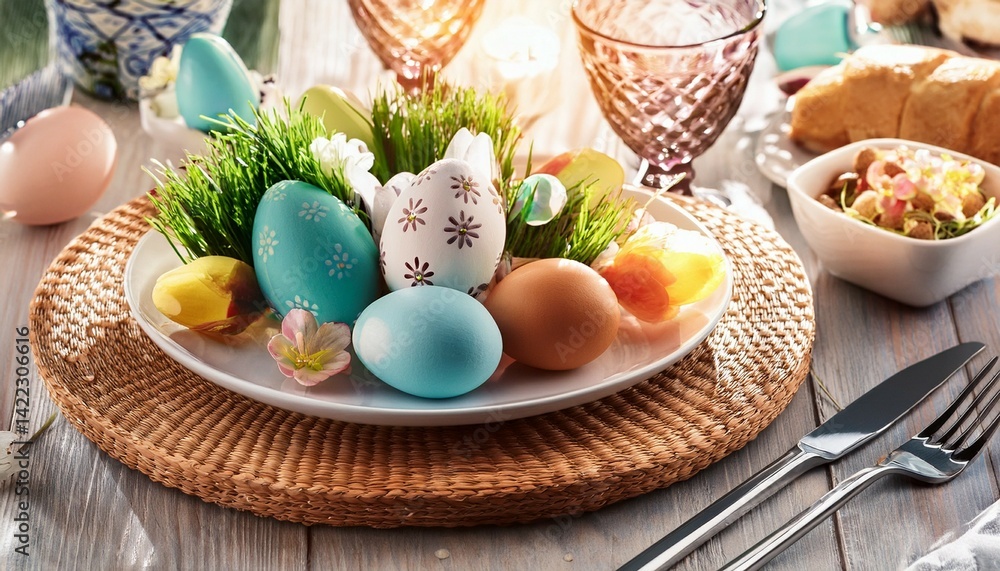 easter table setting easter table setting