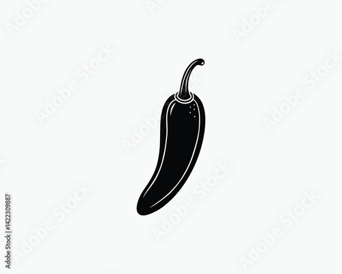 chili pepper spicy red vegetable vector illustration design 